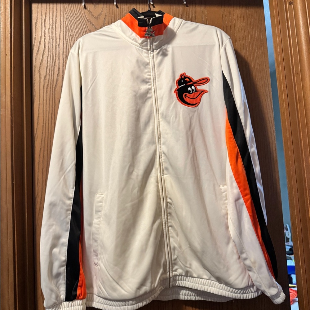 Baltimore Orioles Starter Jacket with Orange and Black Logo